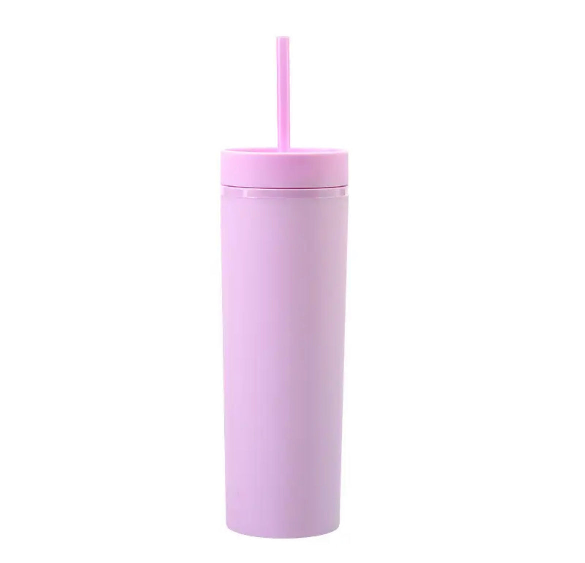 Skinny Matte Tumblers w/ straw, lid, & 3 assorted waterproof ocean stickers