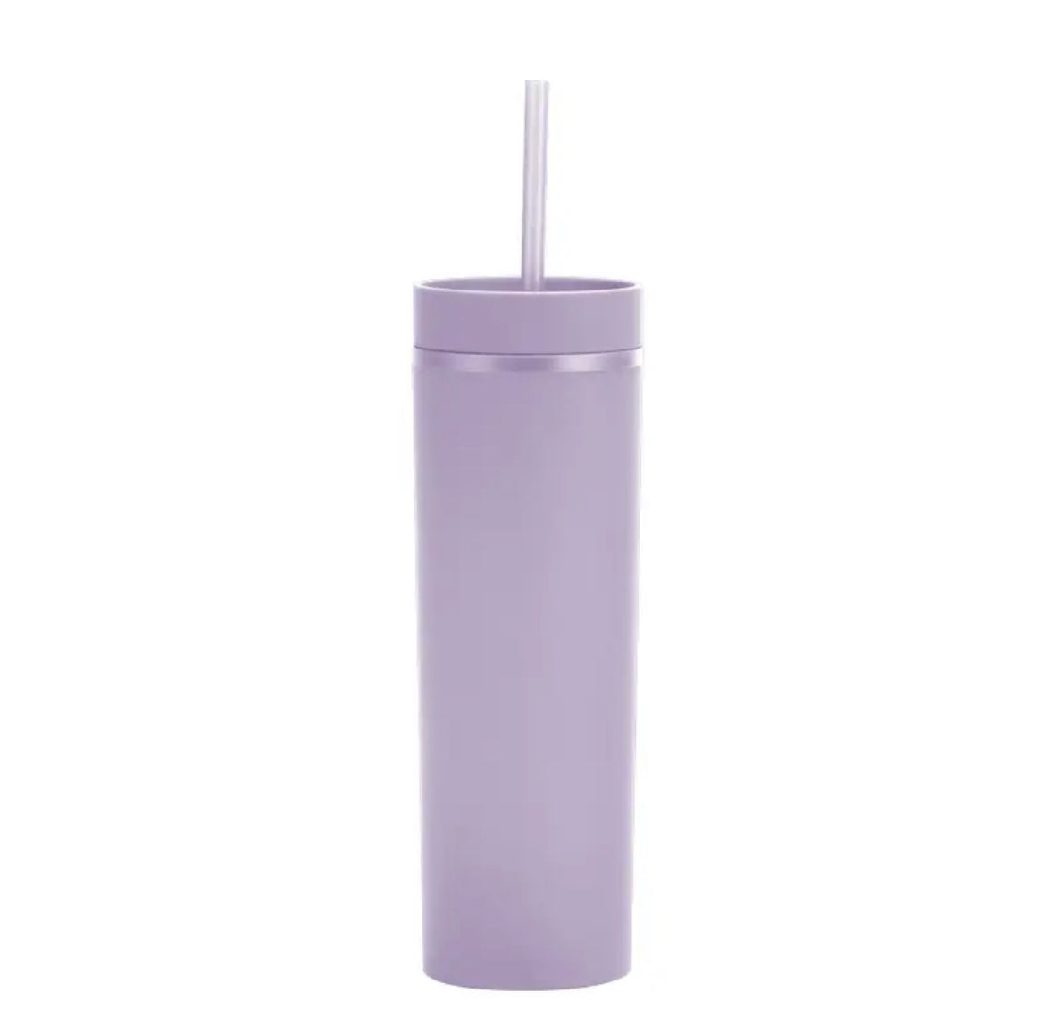 Skinny Matte Tumblers w/ straw, lid, & 3 assorted waterproof ocean stickers