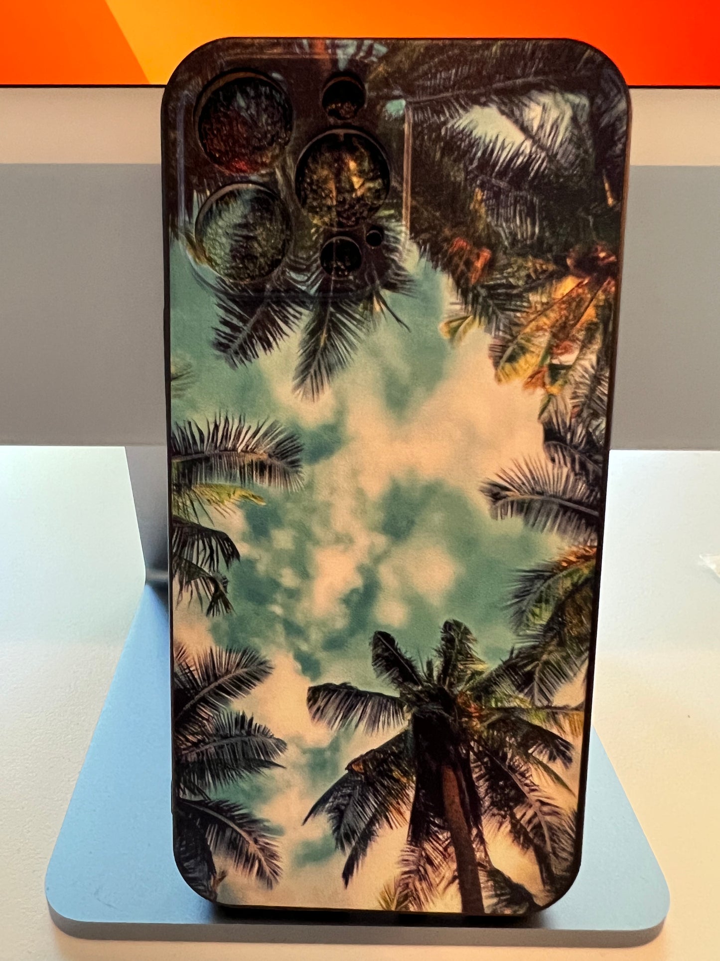 Palm tree theme Iphone flexible case