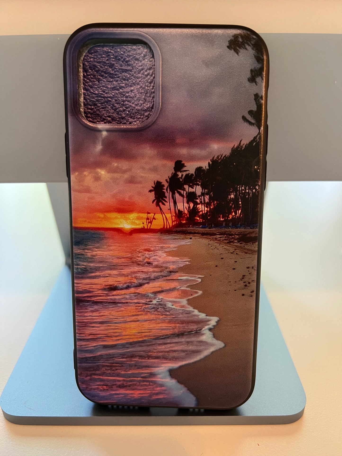 Ocean sunset theme Iphone flexible case