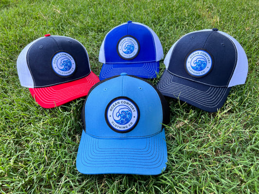 Ocean Comfort logo trucker hat